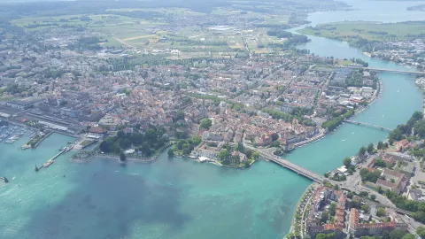 Bild Konstanz aus der Luft